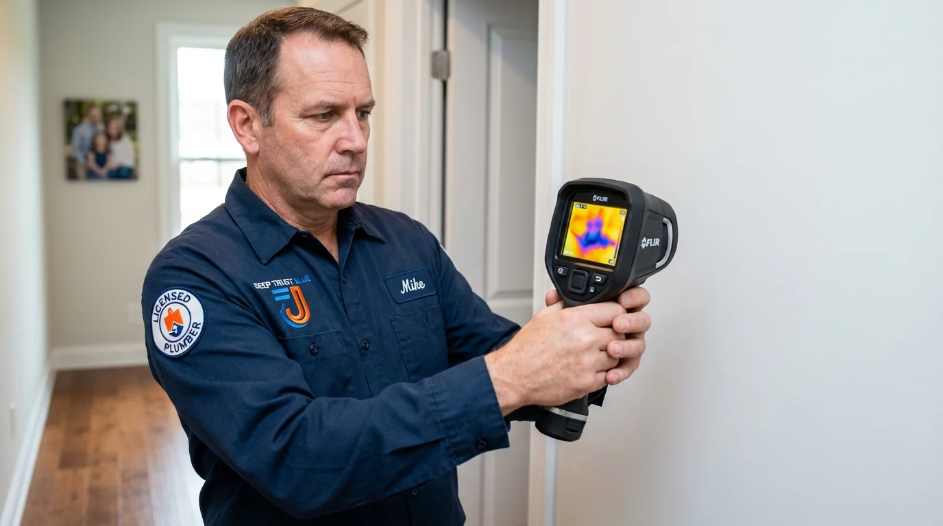 Thermal imaging leak detection by Johns Plumbing LLC in Big Spring